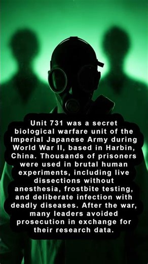 Unit 731: Dark WWII Human Experiments Revealed #facts #history