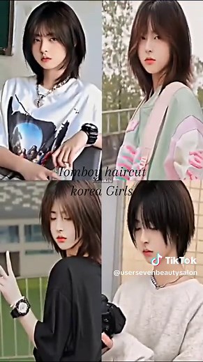 Tomboy Haircut Ideas for Korean Girls