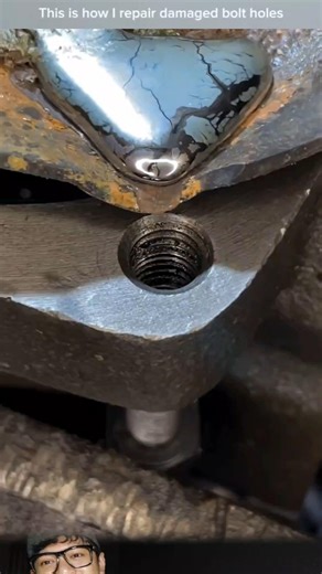 This is how I repair damaged bolt holes