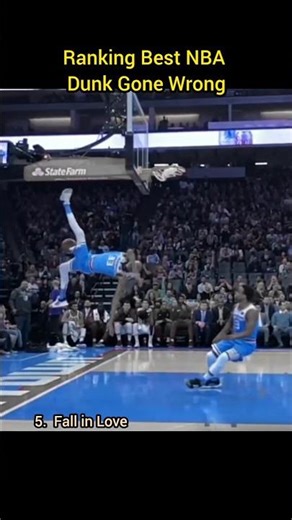 I Ranked the Best NBA Dunks Gone Wrong! 🏀😂 | #shorts