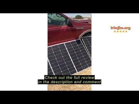 Review DOKIO 800W (2×400W) Mono Solar Panels 12/24V, 3 m Leads per Panel for Garden/Yard - Home/Back