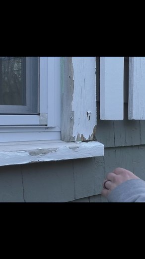 Removing some old exterior window trim. #homerepair #thefixer #youtube | The Fixer