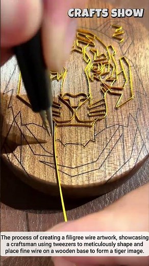 The process of making intricate filigree wire art