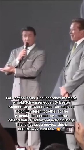 Arnold, Stallone, Van Damme & Dolph — The Real Hollywood Legends | Expendables #expendables #syl