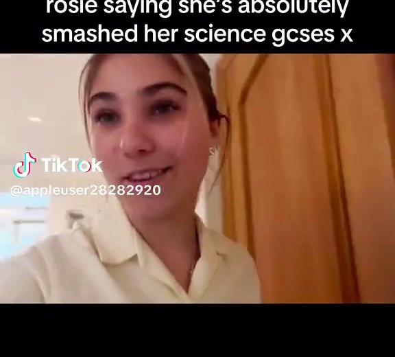 Rosie McClelland GCSE Results Reaction