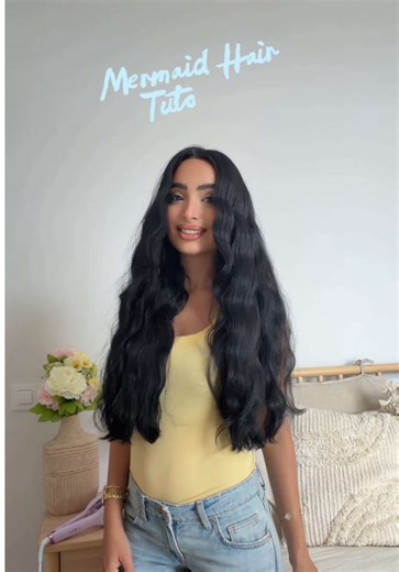 Mermaid Hair Tutorial: Arab TikTok Beauty Trends