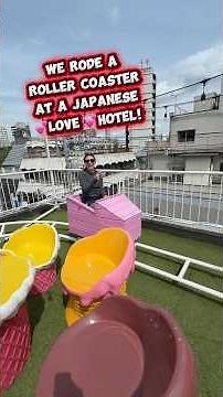 The “Love Hotel” Roller Coaster! #rollercoaster #amusementpark #travel