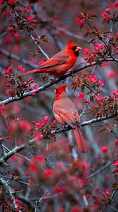 ⭐ “If spring softens, their love will rise.” 🌸💛🐦✨ #CardinalMagic #SpringSoftens #LoveWillRise #MapleBlossoms #NatureRomance #BirdCoupleVibes #SpringGlow #WildlifeMagic #SoftPinkYellow #NatureReels #USAWildlife #TrendingBirds #ViralNatureClips #PetalMoments #CinematicSpring #AestheticWildlife | Cardinal Solitude
