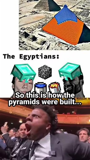 How They Actually Build Pyramids in Minecraft 🤔 #minecraft #shorts