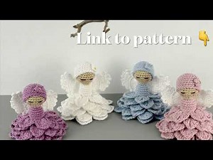 Crochet Angel Pattern, Christmas Angel, (PDF)