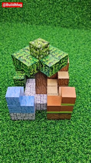 Satisfying Color Contrast Build 🧱 #minecraft