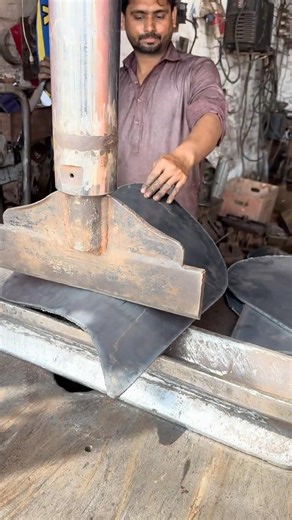 Chaser Machine Wing Bending With Hydraulic Press | Agricultural Machinery #chaser #hydraulicpress