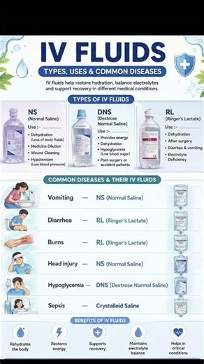 IV fluids aren't just "water in a drip"They restore hydration, testpaperlive nursing #ivfluids
