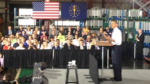 Obama touts manufacturing in Indiana speech