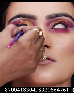 6.8K views · 338 reactions | HALDI EYE MAKEUP | Prabha Makeover | Facebook