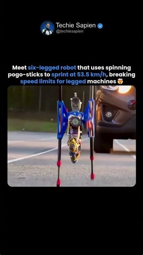 This 6-Legged Robot Runs 53.5 km/h Without Wheels 🤯🤖