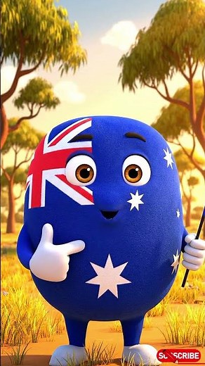 Meet Australia's flag #educationalshorts #funlearning