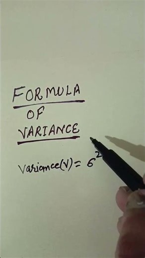 Find Variance? |Formula of Variance.|#statistics #formula.