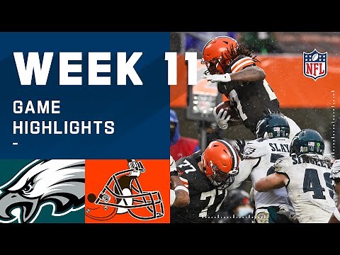Eagles vs. Browns Week 11 Highlights | NFL 2020