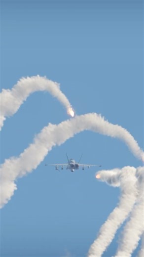 9m33 OSA-Akm most powerful missile lock on Hornet #military #usmilitarycombat #militaryvehicle