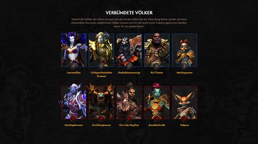 World of Warcraft: Shadowlands: Alle verbündeten Völker freischalten