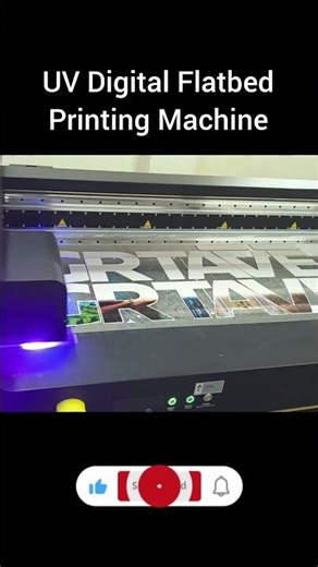 UV Digital Flatbed Printing Machine | UV Acrylic Printing