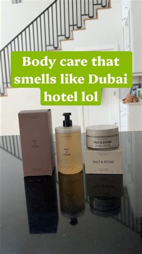 If 'luxury hotel lobby' was a scent, this is it. Absolute perfection SALT & STONE