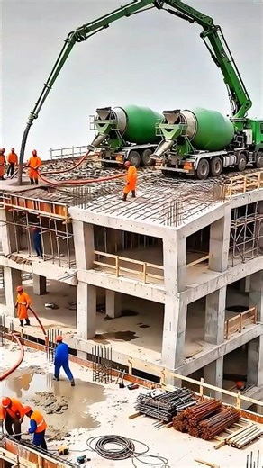 $100 MILLION DISASTER! Watch Floors Collapse One by One from Worker's POV! #fail #construction