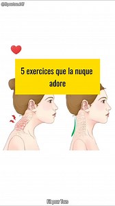 1.4K views · 142 reactions | ‍♀️ Les 5 mouvements préférés de tes cervicales ✨ Simples et efficaces, ils soulagent la nuque et améliorent le confort au quotidien  Partage-les avec tes proches qui souffrent du cou ! #Cervicales #DouleurCervicale #Yoga #SantéDuCou #BienÊtre #RoutineSanté #ExercicesSimples #CorpsEnForme #VieSaine #PréventionDouleur | Fit pour Tous 247 | Facebook