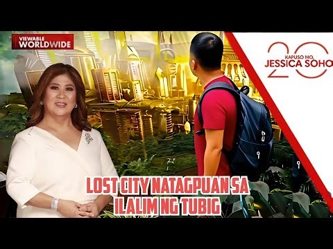 Kapuso Mo Jessica Soho Lost city natagpuan sa ilalim ng tubig #kmjs