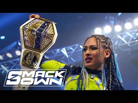 Giulia Wins United States Title from Zelina Vega | WWE SmackDown Highlights 6/27/25 | WWE on USA