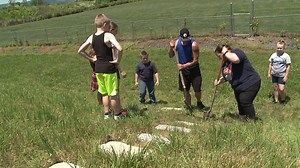 Volunteers Spruce up Ball Field in Hanover Township
