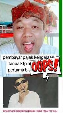 Paying Vehicle Tax Without the Owner's Original ID Card? #West Java #Dedimulyadi #VehicleTax #New...