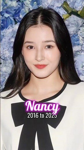 Nancy beauty transformation from 2016 to 2025