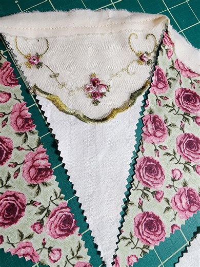 Victorian Rose Banner - Etsy