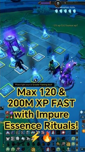 Impure Essence Rituals – Fastest 120 & 200M XP Method! ⚡