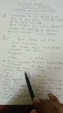 Catenation is the ability of an atom to form bond with other atom of same elements. Both carbon and