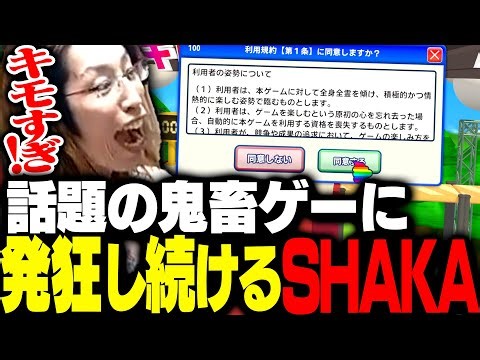 利用規約に同意する"だけ"の鬼畜ゲーのクリアに9時間かかりキレまくるSHAKA【利用規約に同意したい】