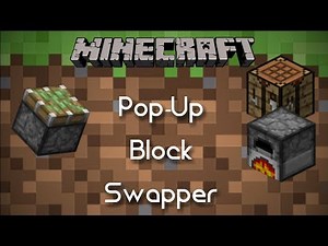 Pop-Up Block Swapper | Minecraft Redstone Tutorial