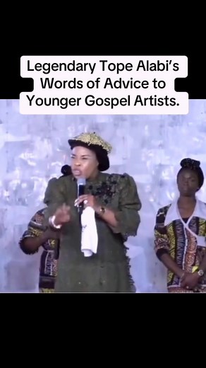 A very good advice to listen to as a younger gospel artist #officialtopealabi #fanlove #inspiration TOPE ALABI | Tope Alabi inspirational music lovers