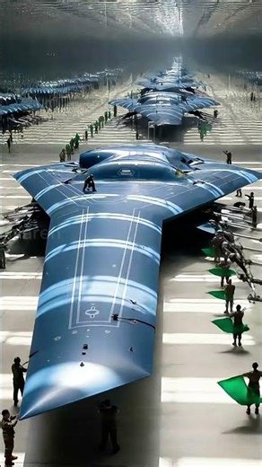 Unveiling the fleet: This is the future of #futureaircraft #stealth #shorts #megaproject #fyp