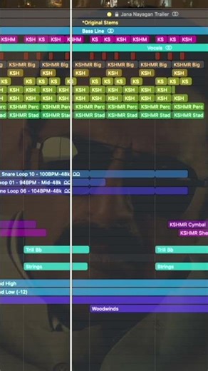 Jana Nayagan BGM Recreation | Logic Pro X | Thalapathy Vijay | Anirudh | DAW Remake Nisanth #shorts