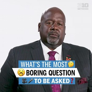 Here's to new and creative interview questions in 2022 💁‍♂️ Entering the 2021 season, we asked our B1G 🏈 coaches and players what the most 𝗯𝗼𝗿𝗶𝗻𝗴 𝗮𝗻𝗱 𝗿𝗲𝗽𝗲𝘁𝗶𝘁𝗶𝘃𝗲 questions were asked by the media. 😂 | Big Ten Network