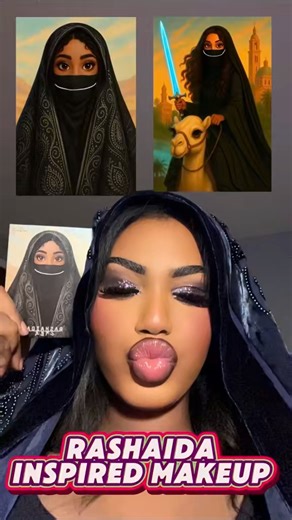 Rashaida Inspired Makeup #eritrean #rashaida #tigrinya #bilen #tigre #eritrea #eritreanmusic #eri