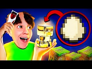 ОТКРЫТИЕ КЕЙСОВ В РЕАЛЬНОЙ ЖИЗНИ! ВЕРНУЛ СТАРУЮ ПРИЧЕСКУ! ВЫБИЛ ЗОЛОТОГО КРИПЕРА - МАЙНКРАФТ ЯЙЦА