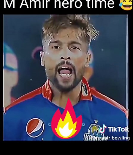 M Amir bowling on TikTok