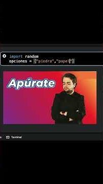 Funcion random en Python #python #programaciónweb #shortsvideo