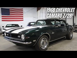 1968 Chevrolet Camaro Z/28 – The Legendary Muscle Car That Defined an Era! American Classic Icon 4K