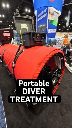 This chamber saves the lives of scuba divers #scuba #hyperbaric #rescue