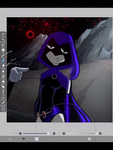 Raven Teen Titans Fanart Edit